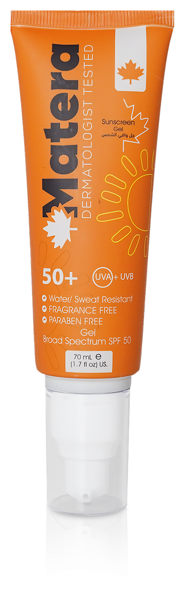 جل واقٍ من الشمس SPF 50+ — Matera Sunscreen Gel